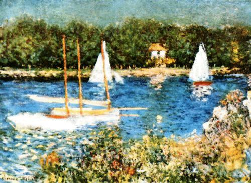 The Seine at Argenteuil, Claude Monet